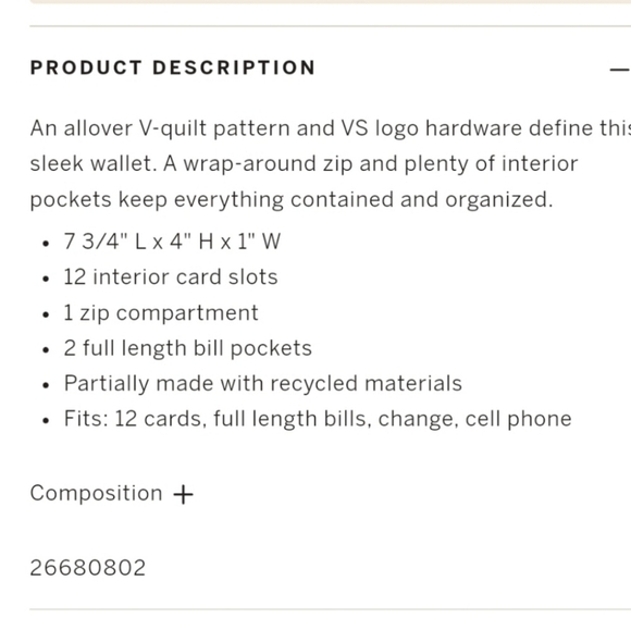 NWT! BEAUTIFUL VICTORIA'S SECRET LARGE WALLET WITH ZIPPER ORCHID BLUSH - Picture 5 of 8